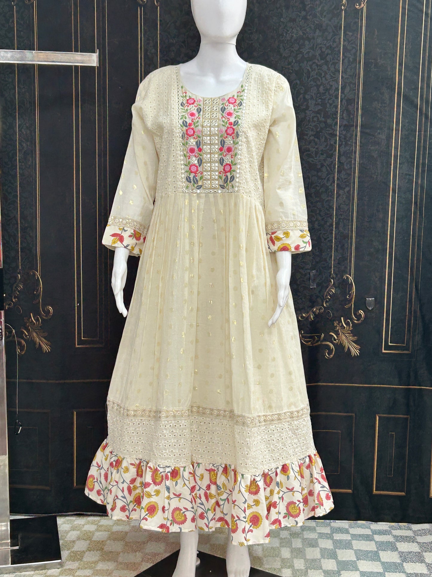 Cotton long kurti