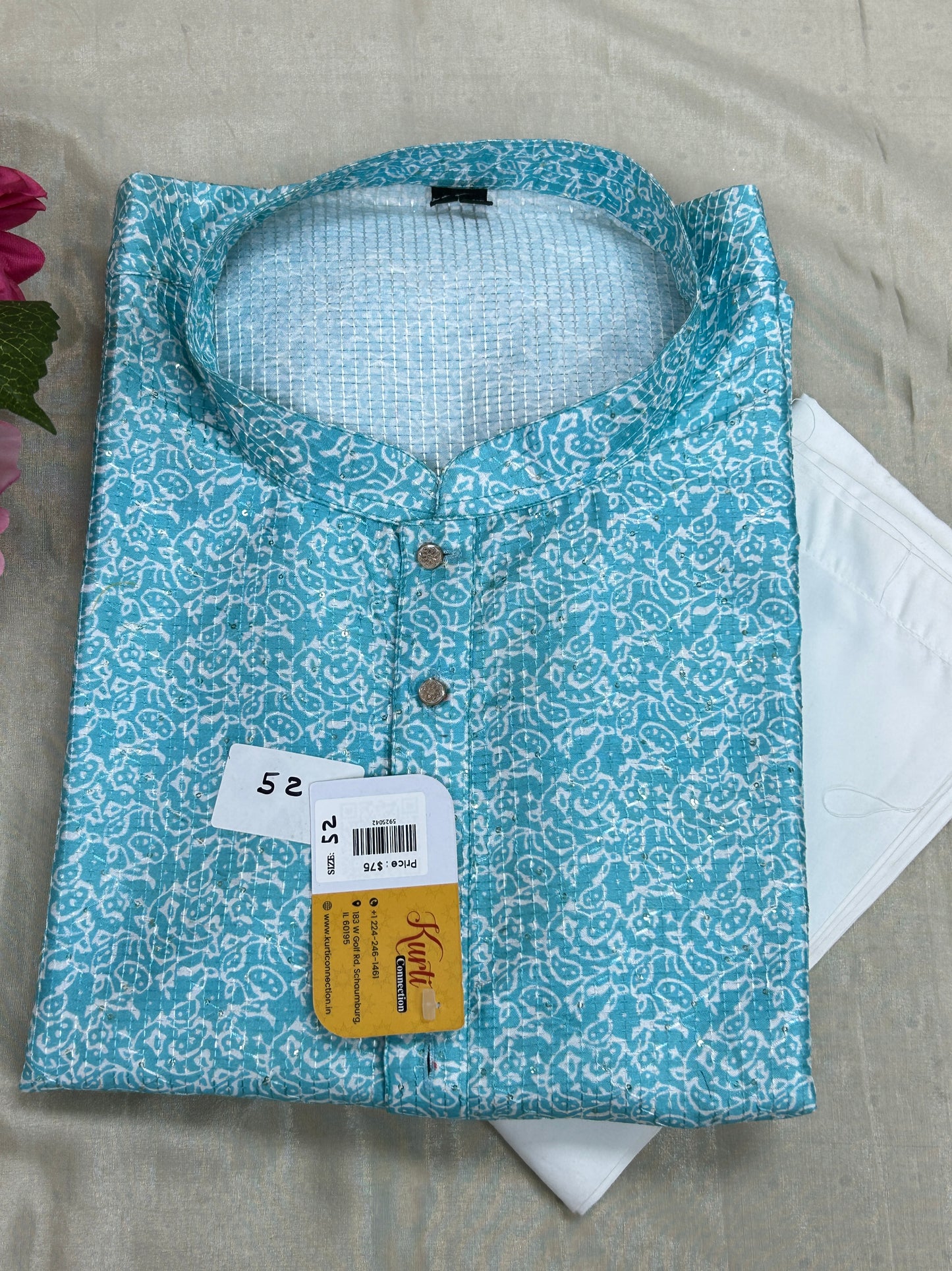 Plus size kurta set