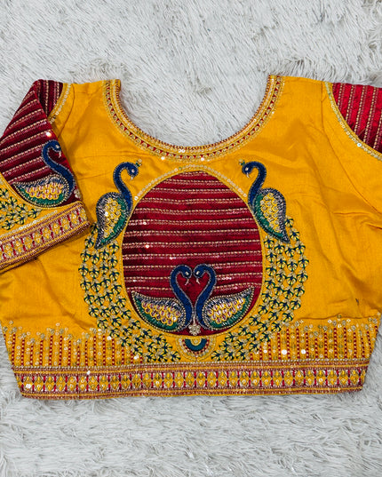 Front hook blouse