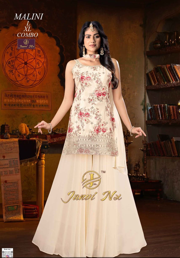 Wedding guest collection : Sharara suit by Kurti Connection USA