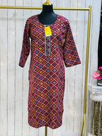 Bandhani print Kurti