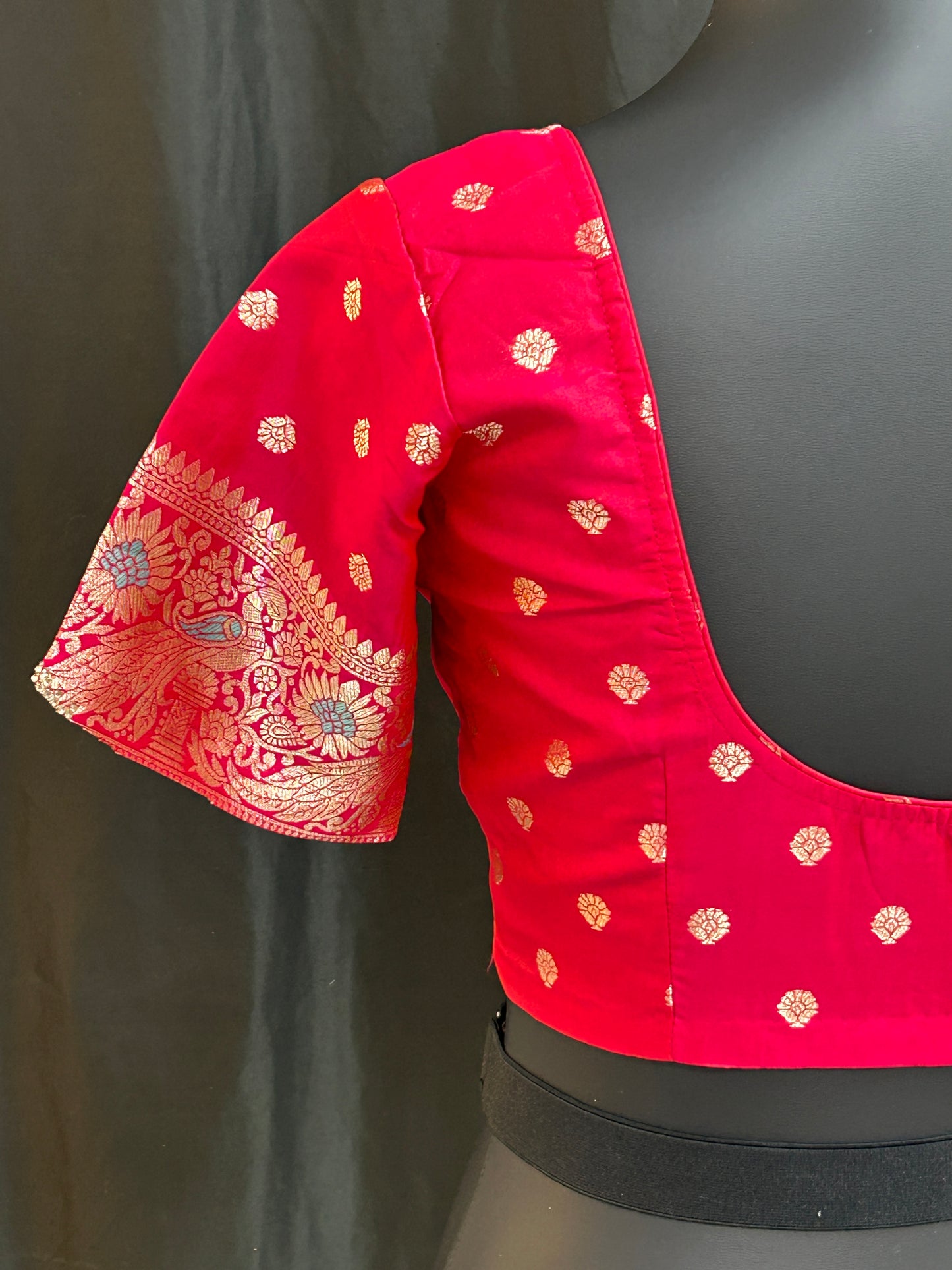 Banarasi silk blouse by Kurti Connection USA