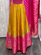 Kanjivaram silk long gown