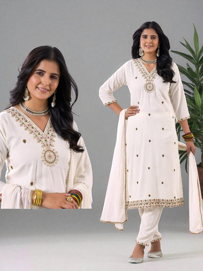 Modal silk Kurti set