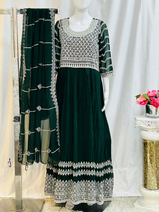 Georgette long kurti