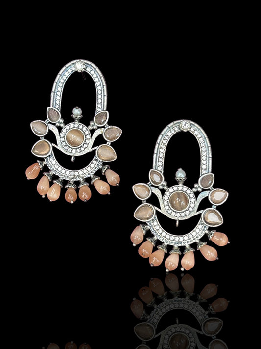 Oxidized earrings