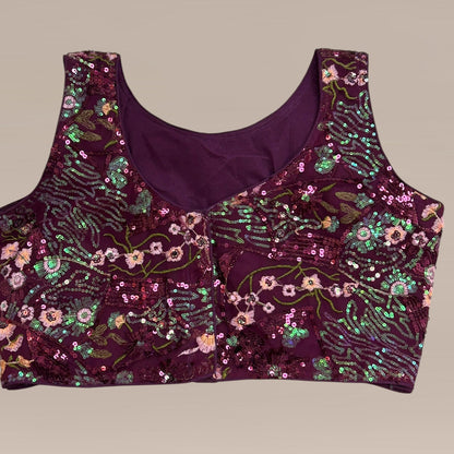 Sequin work blouse
