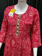 Rayon long kurti