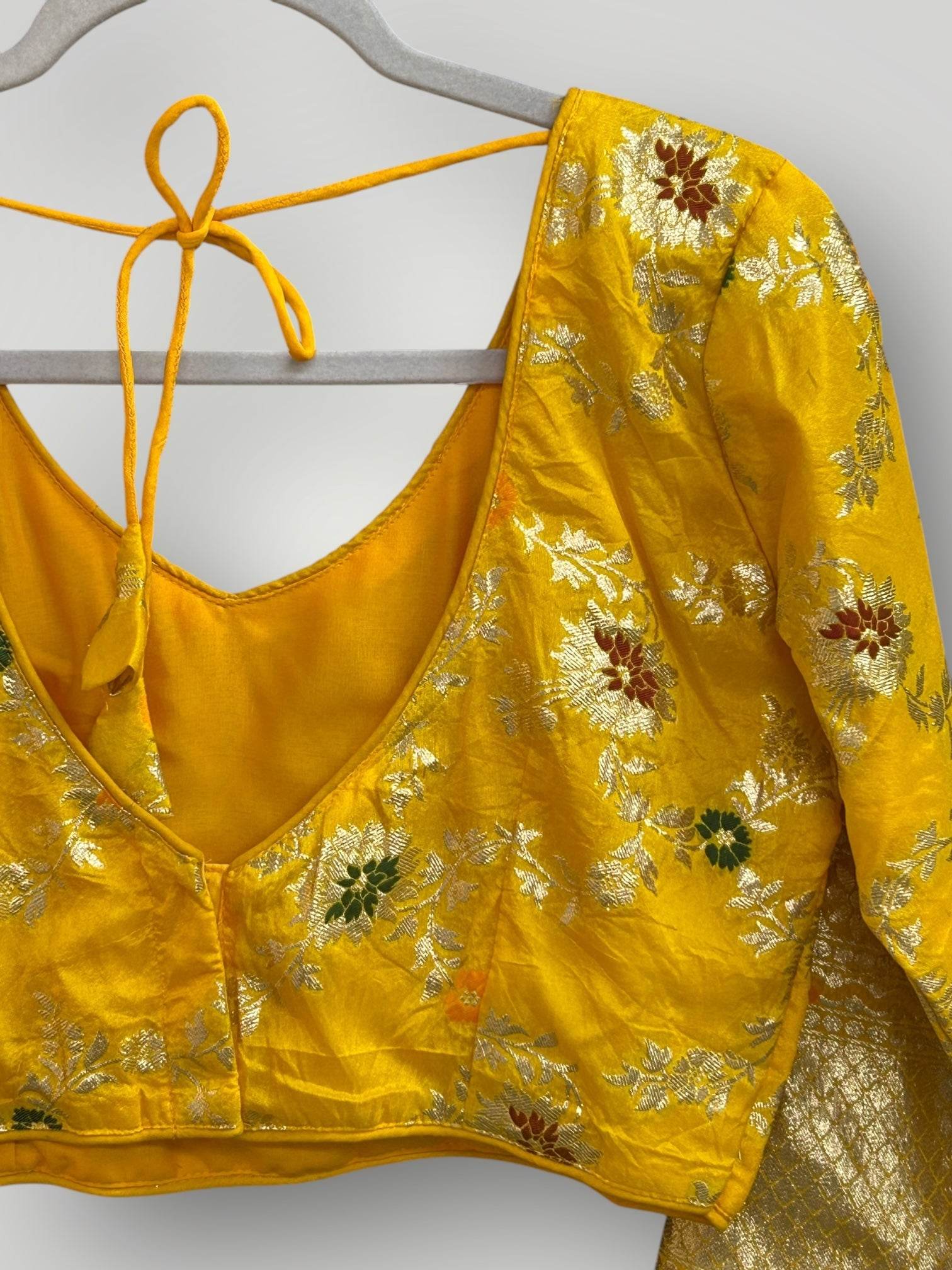 Readymade blouse : banarasi - Kurti Connection USA
