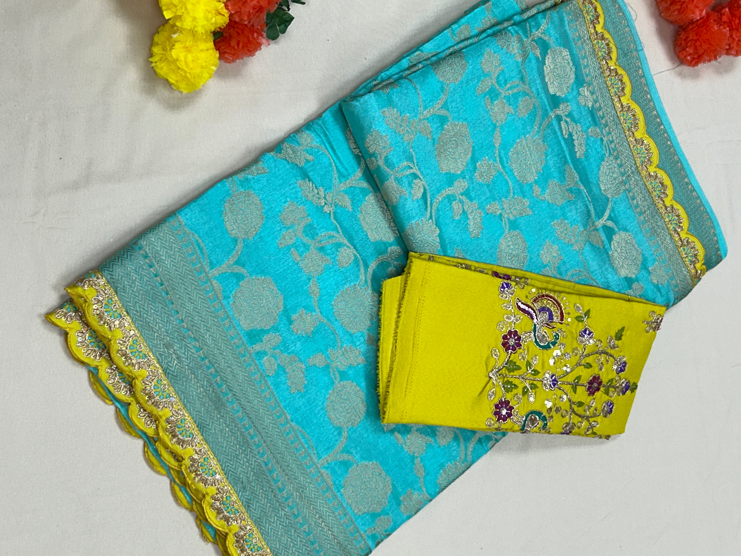 Party wear silk saree