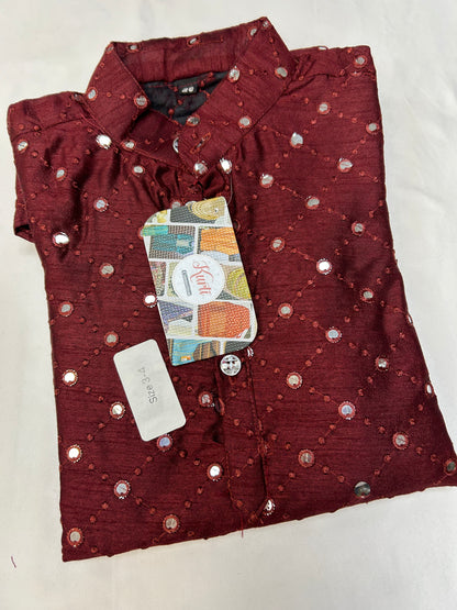 Silk kurta for kids