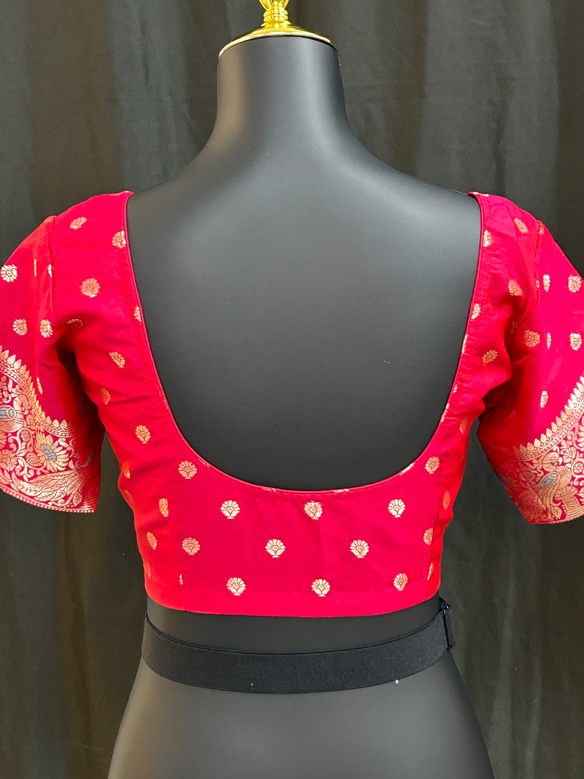 Banarasi silk blouse by Kurti Connection USA