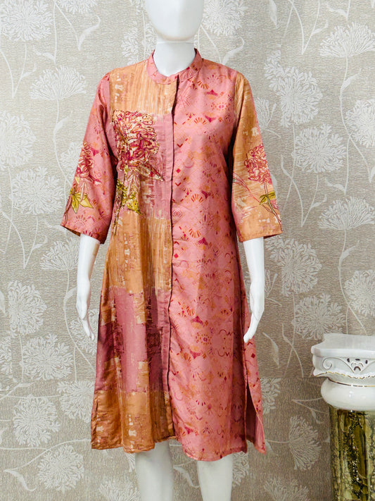 Modal silk kurti