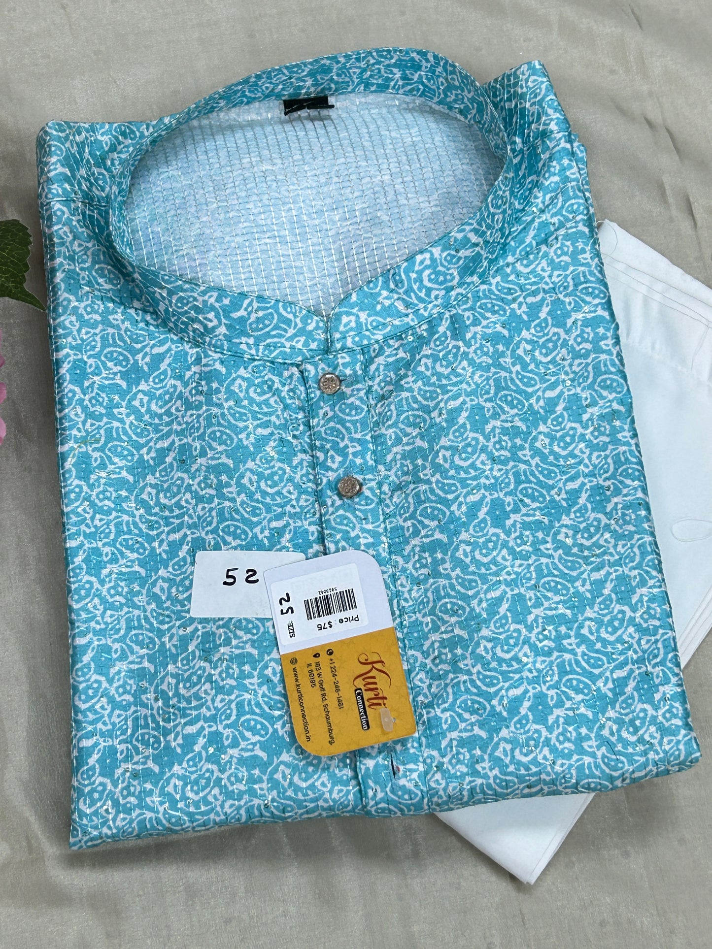 Plus size kurta set