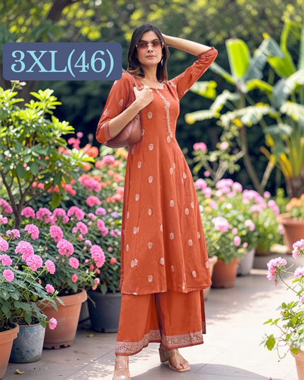 Summer Cotton Kurti plazzo set