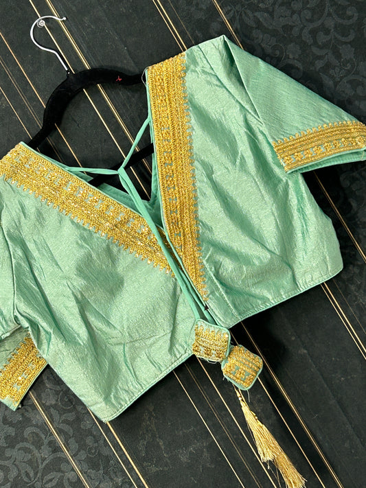 Light green blouse