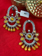 Silver look alike earrings