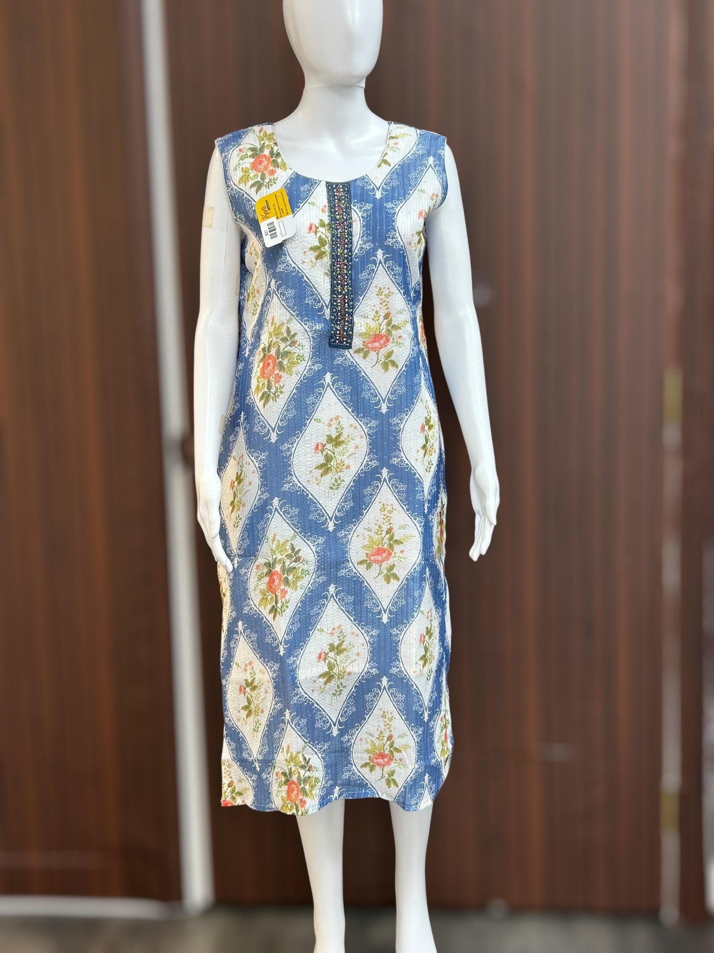 Light blue georgette kurti