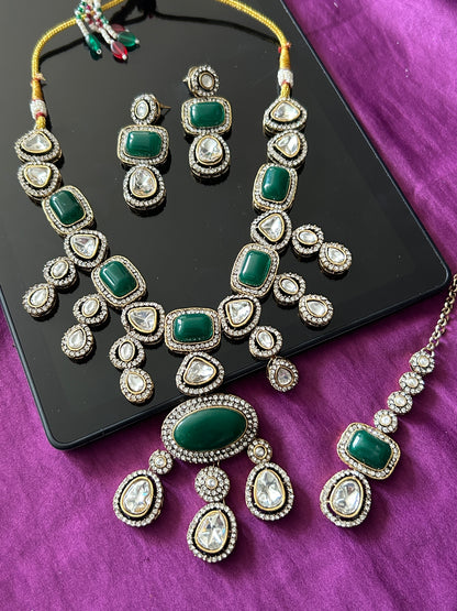 Moissanite necklace set