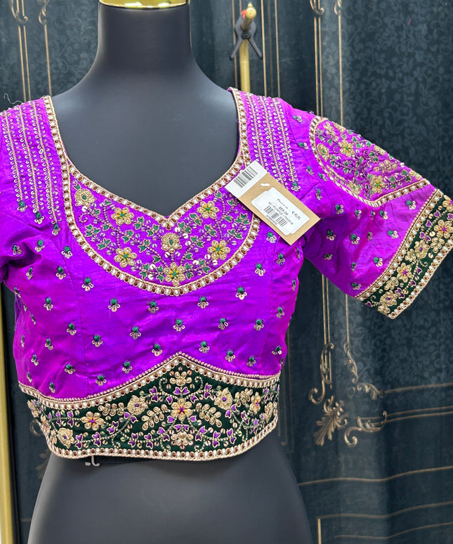 Purple blouse