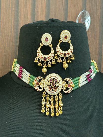 Choker necklace set