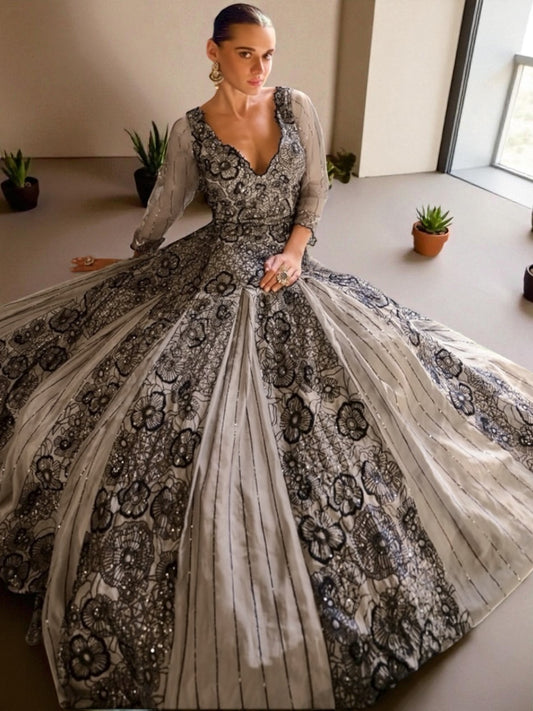 Designer Party wear long gown