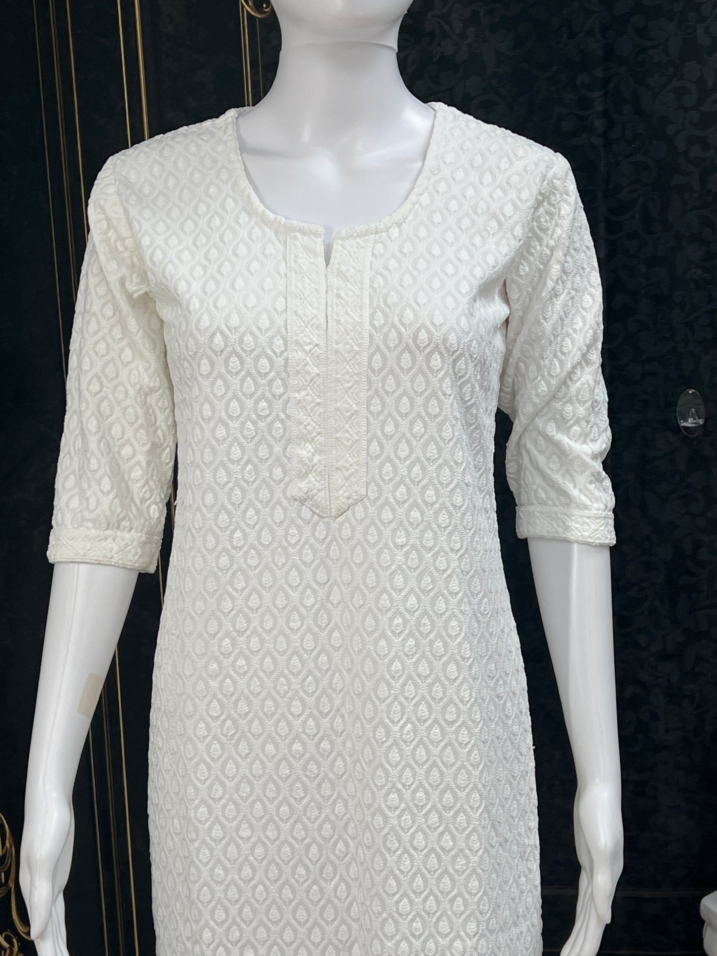 Chikankari Kurti / NO SEQUIN
