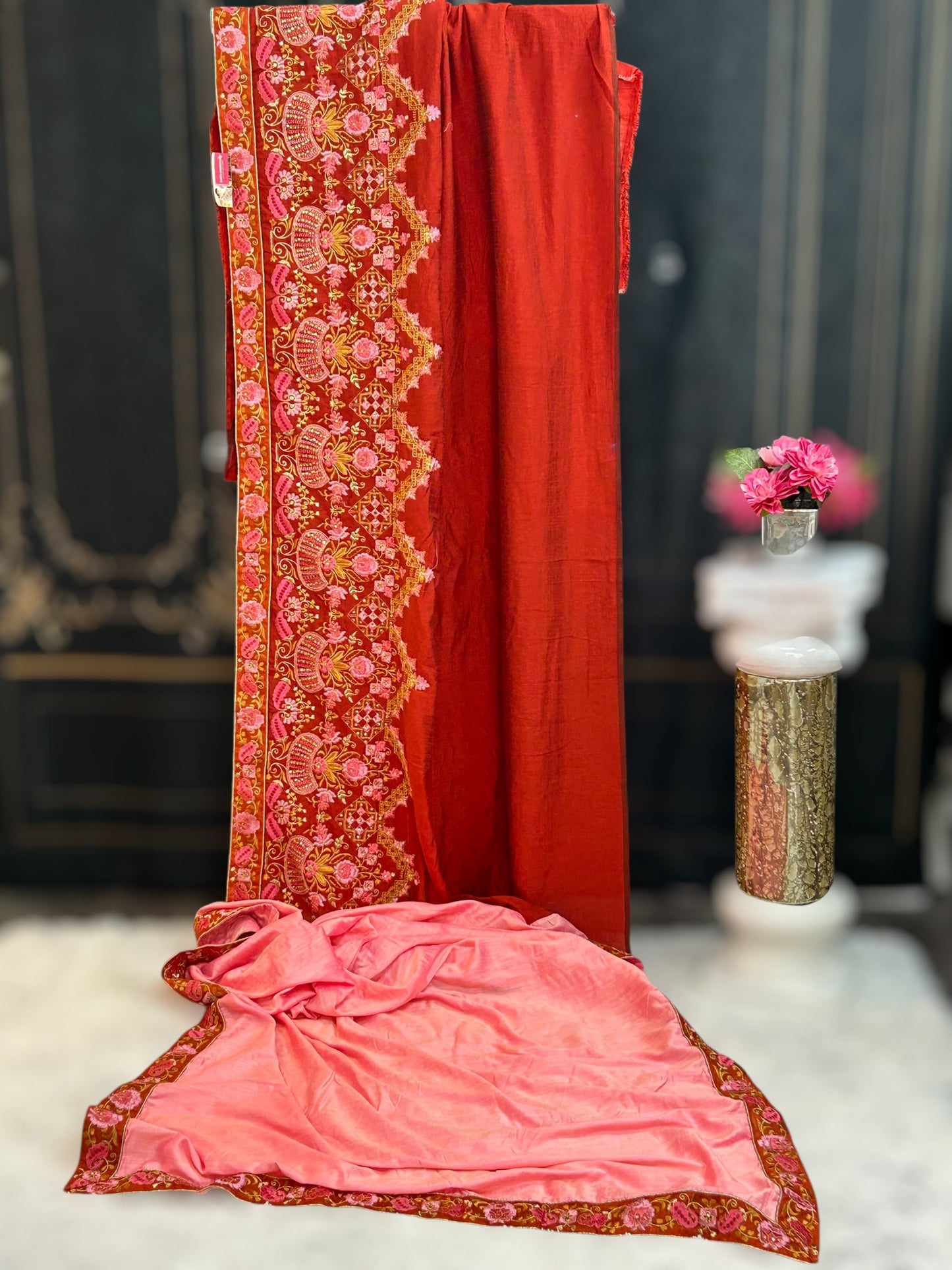 Cotton silk saree