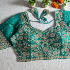 Party wear heavy work blouses by Kurti Connection USA