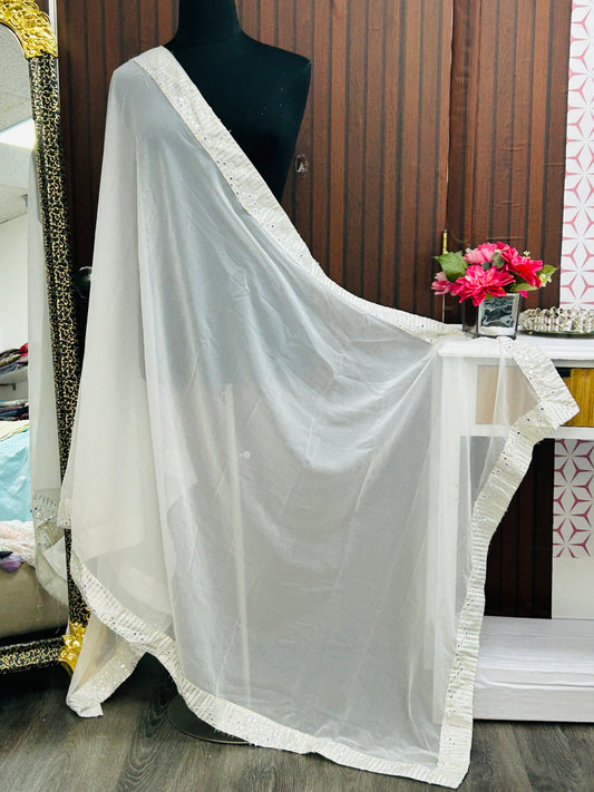 Off white dupatta
