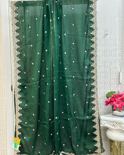 Jari work dupatta