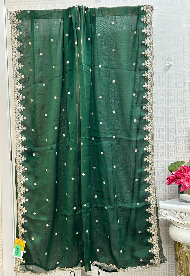 Jari work dupatta
