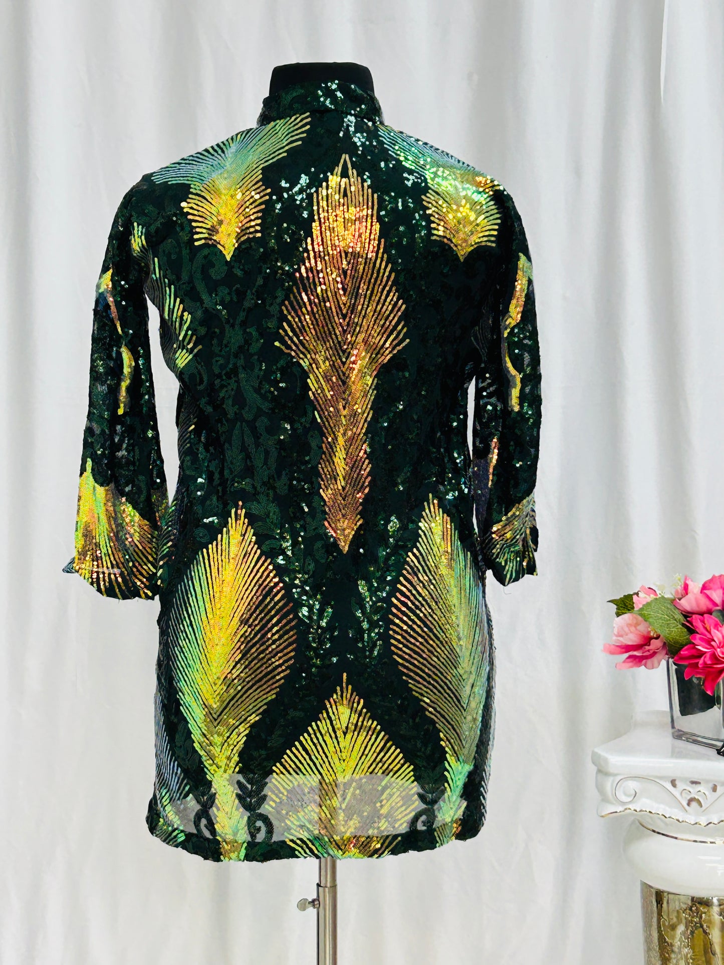 Sequin shrug | jacket for kurti / saree