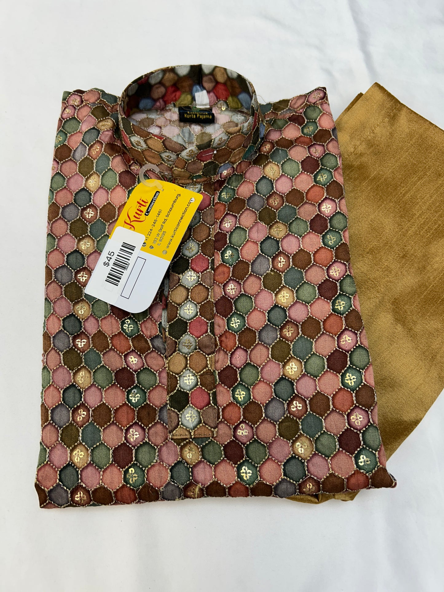 Silk kurta set : kids