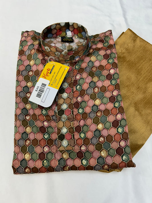 Silk kurta set : kids