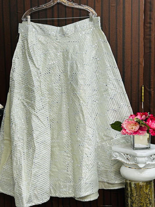 Mirror work lehenga