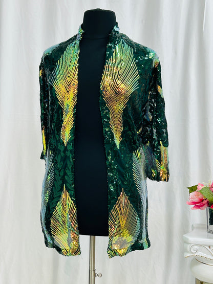 Sequin shrug | jacket for kurti / saree