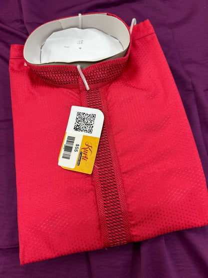 Cotton silk kurta set