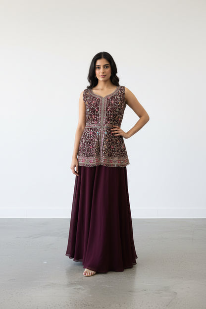 Party wear sharara suit