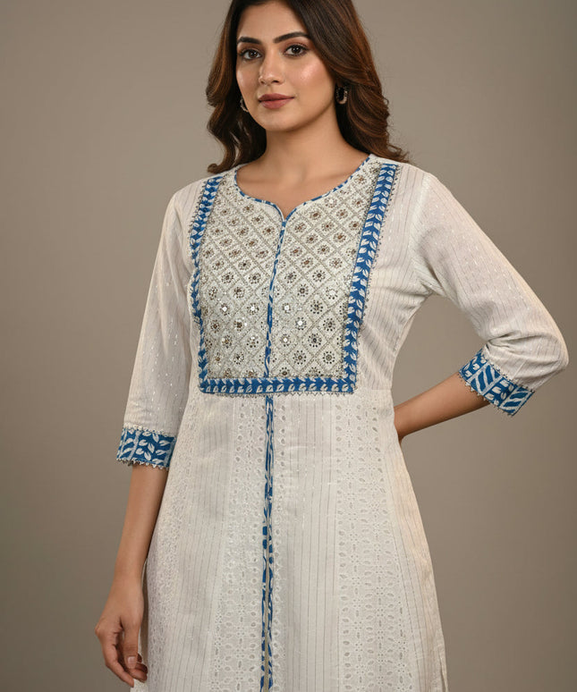 Cotton long kurti
