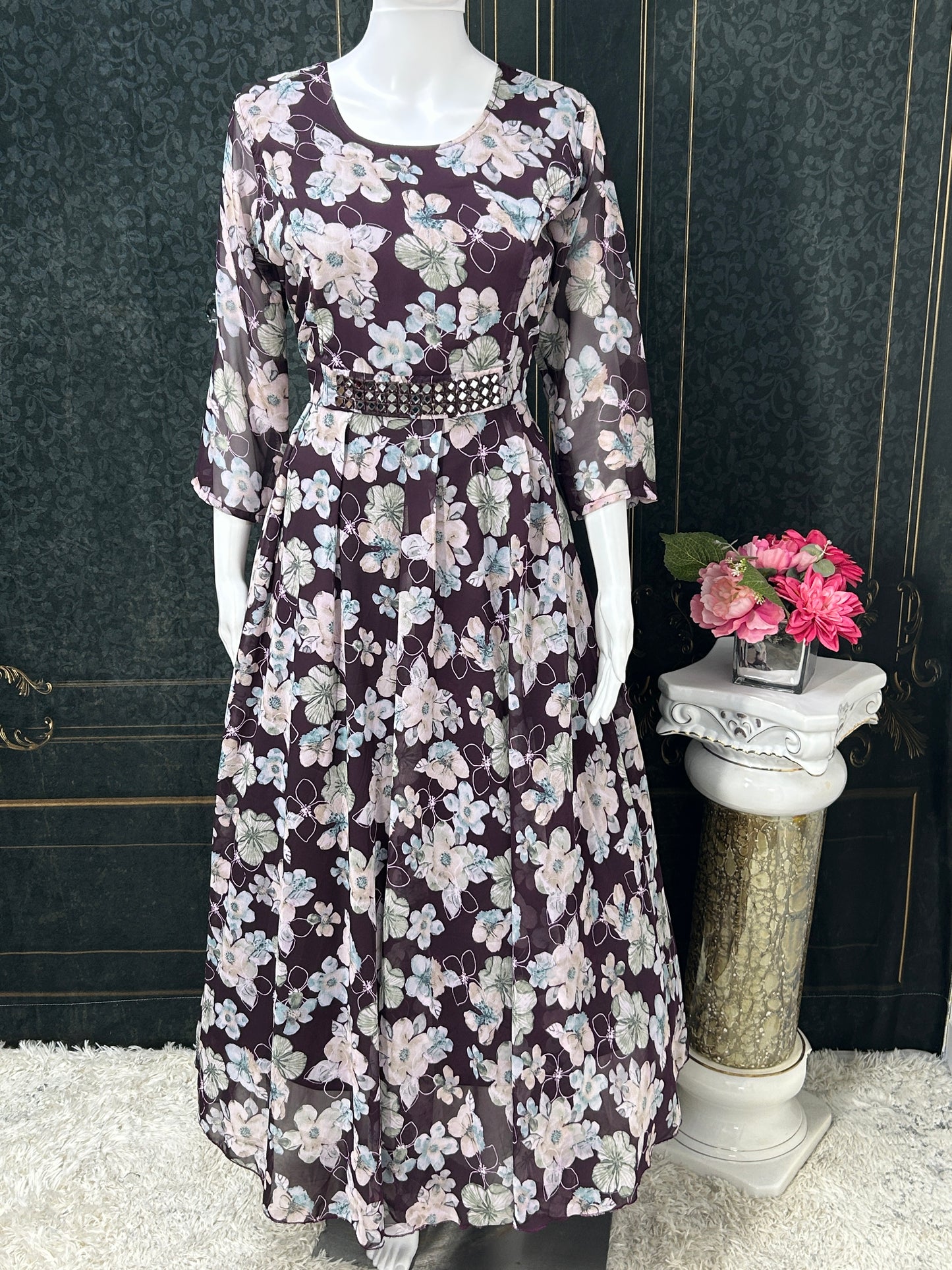 Georgette long kurti