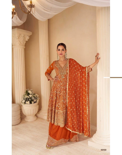 Wedding collection: Sandhya: sharara suits by Kurti Connection USA