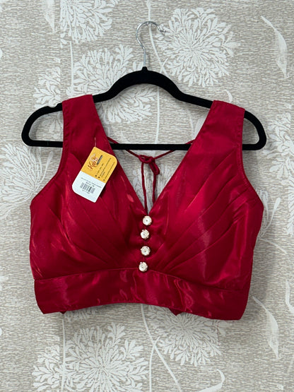 Dark pink blouse | sleeves available