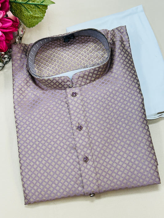 Dusty pink (onion pink) kurta set