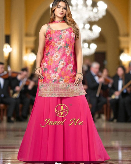 Party wear sharara suit