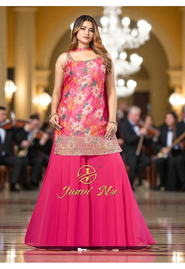 Party wear sharara suit