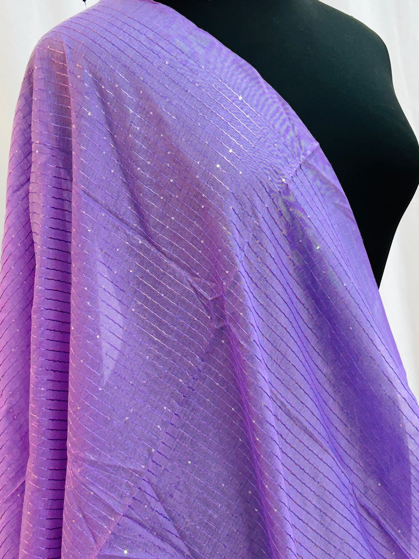 Light purple dupatta