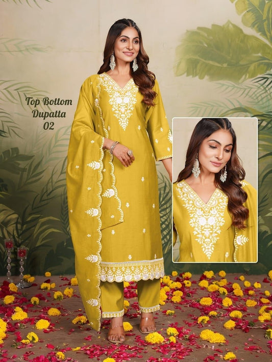 Linen cotton Kurti set