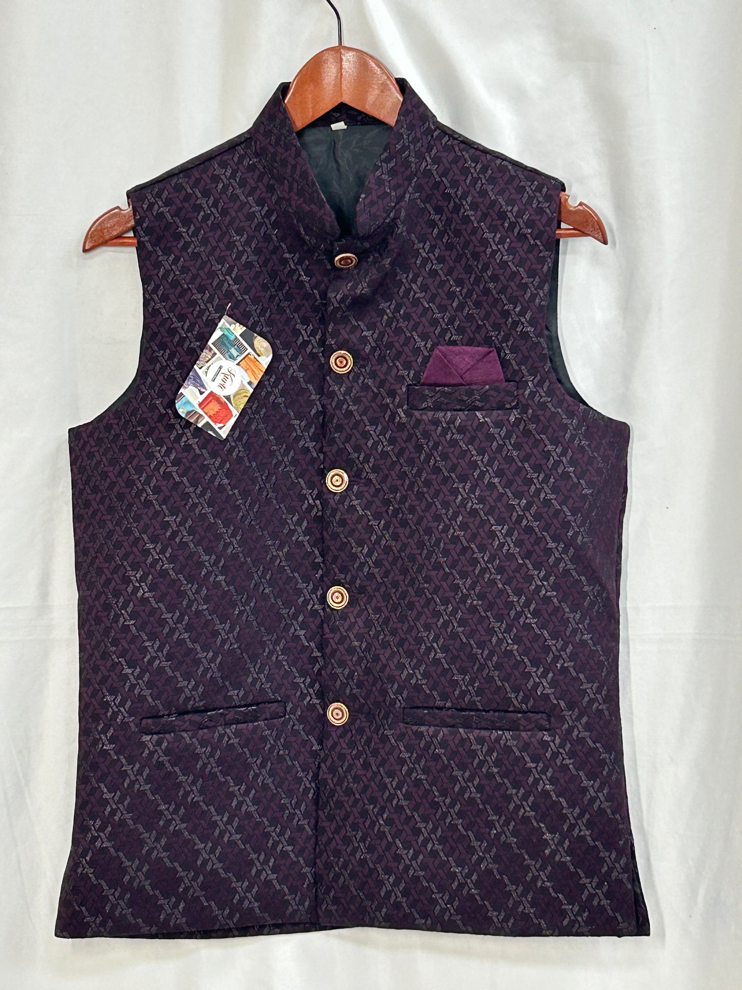 Silk vests for men | half jacket / kurta