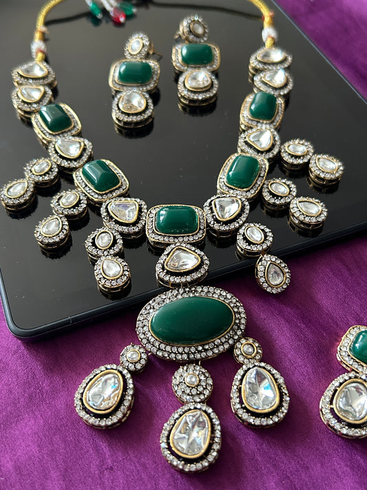 Moissanite necklace set